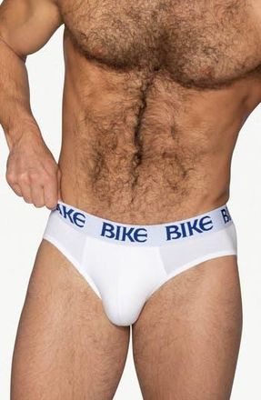 Bike 3-Pack Stretch Cotton Briefs in White at Nordstrom Rack, Size X-Large