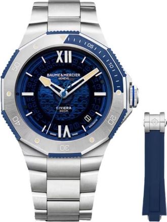 Baume & Mercier Riviera Automatic Blue Dial Mens Watch M0A10747