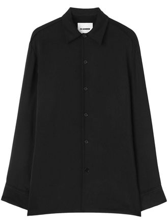 Jil Sander long-sleeve shirt - Black