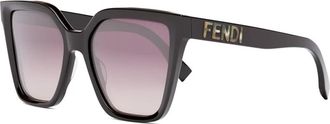 Fendi Zonnebril - unisex - Zonnebrillen - Bruin - ONE Size - Accessoires