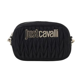 Just Cavalli Cross Body Bags, female, Black, Size: ONE SIZE Quilted Crossbody Bag