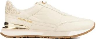 Michael Kors Nova Sneaker - Dames - Sneakers - Beige - 36 1/2 EU - Leer - Schoenen