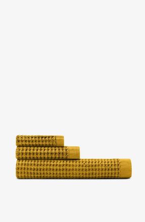 Onsen Waffle Bath Sheet Set in Ochre at Nordstrom