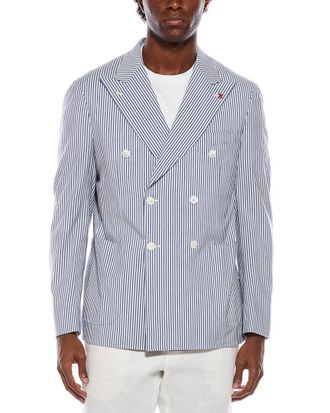 Isaia Silk-Blend Jacket