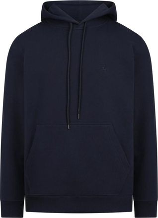 Dondup Regular-fit Hooded Sweatshirt - Heren - Hoodies - Blauw - L - Katoen - Hoodies & sweatvesten