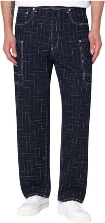 Kenzo Jeans Regolare - Heren - Regular Fit Jeans - Blauw - W34 - Katoen - Jeans