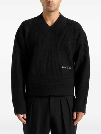 Mani&egrave;re De Voir R&eacute;mi V-neck sweater - Black