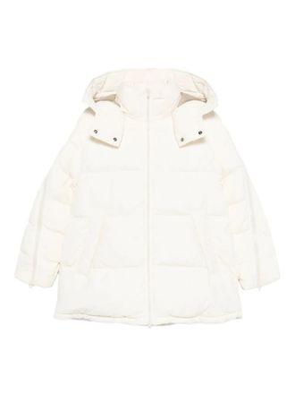 Herno hooded quilted jacket - women - Polyamide - 40 - Neutrals