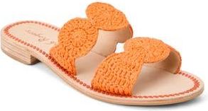 Jack Rogers Laurin Crochet Sandal in Clementine at Nordstrom Rack, Size 5.5