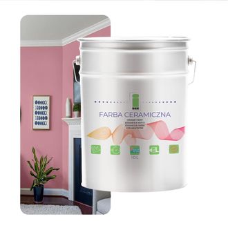 OEM Pintura De Pared Cer&aacute;mica, Lavable, Rosa Claro, 10 L, Resistente A Las Manchas