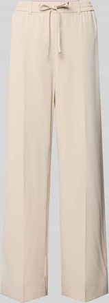 someday Someday Wide Leg Pants mit elastischem Bund Modell Cevil ease in Sand, Gr&ouml;&szlig;e 34