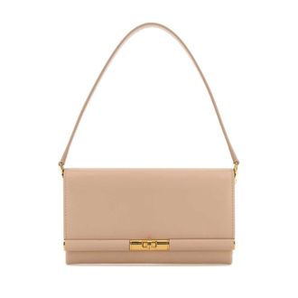 Dolce & Gabbana Dolce & Gabbana Powder Pink Leather Marlene Clutch