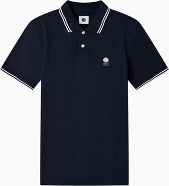 Pretty Green Mens Pretty Green Rayner SS Navy Polo - Size: 36