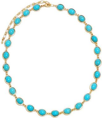 Petit Moments Bari Necklace in Gold/Turquoise at Nordstrom