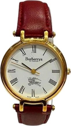Burberry Pre-owned Watches, male, Multicolor, Size: ONE SIZE Pre-owned Stainless Steel Quartz 3200