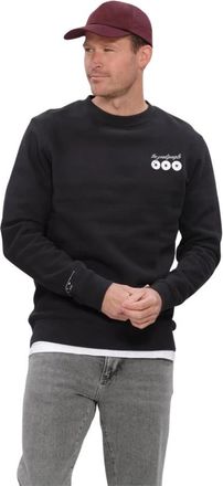 The Goodpeople Laurent Sweater - Heren - Sweatshirts - Zwart - M - Hoodies & sweatvesten