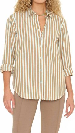Xirena Beau Shirt In Tobac Green