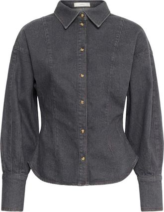 Inwear Denim Shirt - Dames - Spijkeroverhemden - Grijs - XS - Denim - Overhemden