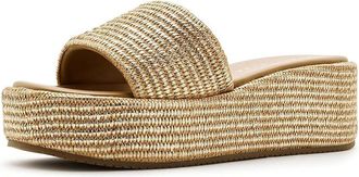 Marc Fisher Daylin Womens Dress Sandals Natural/Gold : 8.5 M, Synthetic