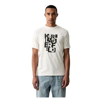 Karl Lagerfeld Hombre, Camisetas, Blanco, Talla: M