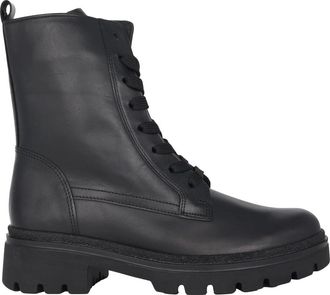 Gabor Enkellaars - Dames - Veterlaarzen - Zwart - 38 EU - Leer - Schoenen
