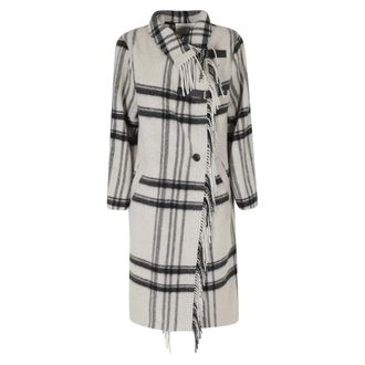 Isabel Marant Gihan Long Coat - Coats - Mujer - Beige - S
