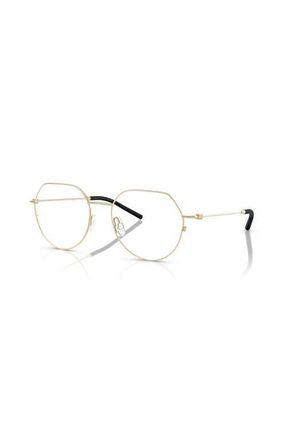 Moncler 52mm Irregular optical glasses in Gold at Nordstrom