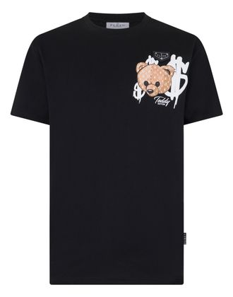 Philipp Plein T-Shirt Met Ronde Hals En Korte Mouwen Teddy