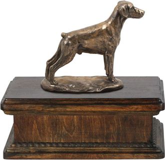OEM Doberman, Dobermann Ii - Urna Para Cenizas De Perro, Urna Cl&aacute;sica Con Estatuilla, Urna Elegante Con Perro De Art-dog