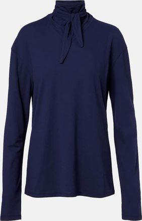 Christophe Lemaire Top in cotone con fiocco