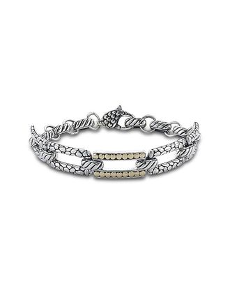 Samuel B. Silver Pebble Bracelet