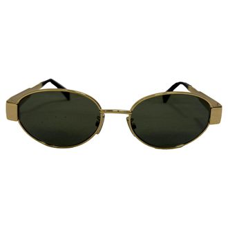 Celine Celine Triomphe zonnebril in goudkleurig metaal