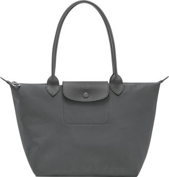 Longchamp Medium Le Pliage One Nylon Shoulder Tote in Anthracite at Nordstrom