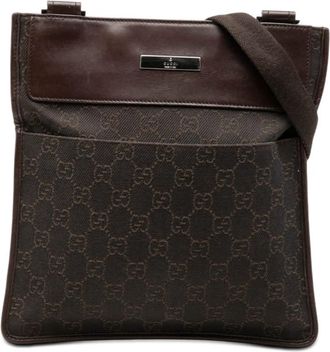 Gucci Pre-owned Gucci GG Denim Crossbody Unisex S5DMAUAIEHL80HT0