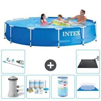 Intex Piscina Con Estructura Redonda - 366x76 Cm - 8-piezas S31754