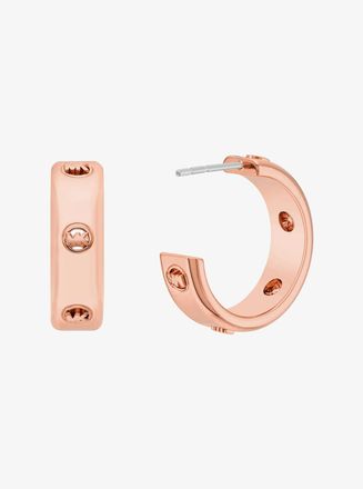 Michael Kors Logo Huggie Earrings