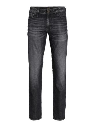 Jack & Jones Slim-fit-Jeans JACK & JONES JJIGLENN JJVINTAGE CB 058, Herren, Gr. 29, L&auml;nge 32, schwarz (schwarz denim), Denim/Jeans, Obermaterial: 98% Baumwolle, 2%