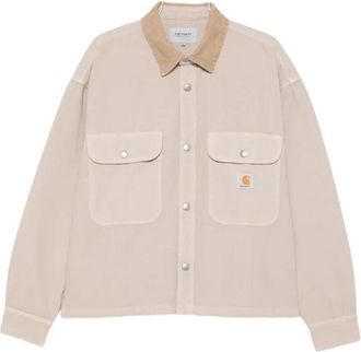Carhartt Work in Progress Prescott Shirt Jac - Heren - Zomerjassen - Beige - XL - Katoen - Jassen