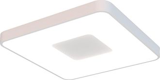 AkunaDecor Plafon Moderno Acrilico Blanco Modelo Coin Cuadrado De Mantra
