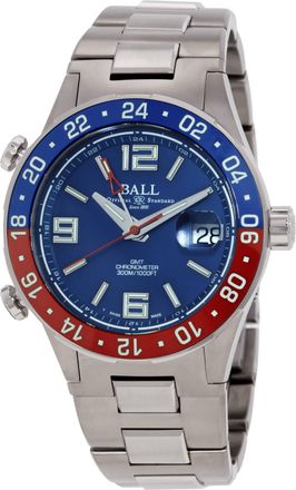 Ball Roadmaster Pilot GMT Automatic Blue Dial Mens Watch DG3038A-S2C-BE