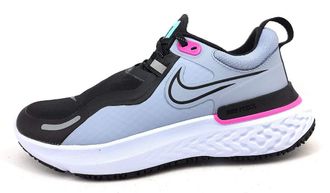 Nike Nike Womens React Miler Shield Running Shoe, Obsidian Mist/Black-Aurora GRE, 5.5 UK
