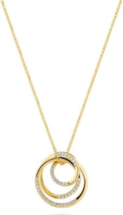 Sif Jakobs Jewellery Necklace Spirale in 18K Gold Plated at Nordstrom, Size Large