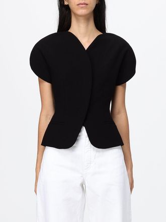 Jacquemus Blazer corto slim fit con maniche a palloncino