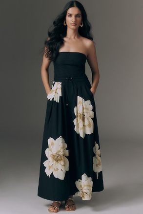 Maeve Strapless Waisted Maxi Dress