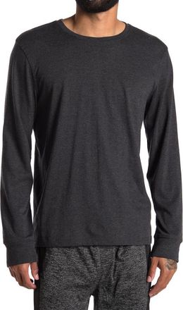 Unsimply Stitched Long Sleeve Crewneck T-Shirt in Dark Heather Grey at Nordstrom Rack, Size Xx-Large