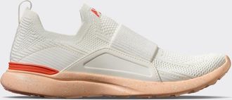 Athletic Propulsion Labs Mens Techloom Bliss Ivory Faded Peach Blood Orange Sneaker in Ivory-Fadedpeach-Bloodorange at Nordstrom, Size 10.5
