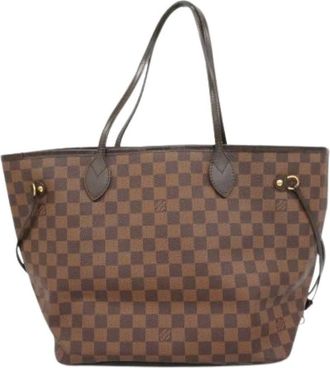 Louis Vuitton Pre-owned Tote Bags, female, Brown, Size: ONE SIZE Pre-owned Neverfull MM Tote Bag