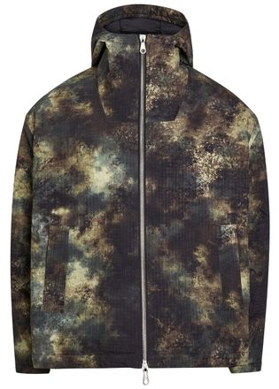 Cole Buxton Padded Printed Shell Jacket - Multicoloured 1 - XL