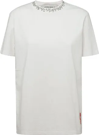 Golden Goose T-Shirts And Polos Vintage White-Donna