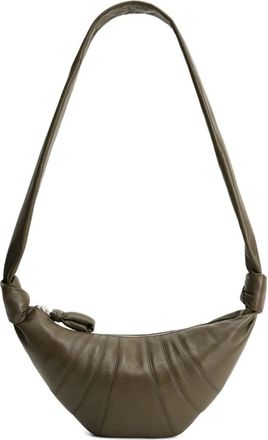 Christophe Lemaire Small Croissant Bag - Dames - Schoudertassen - Groen - ONE Size - Tassen